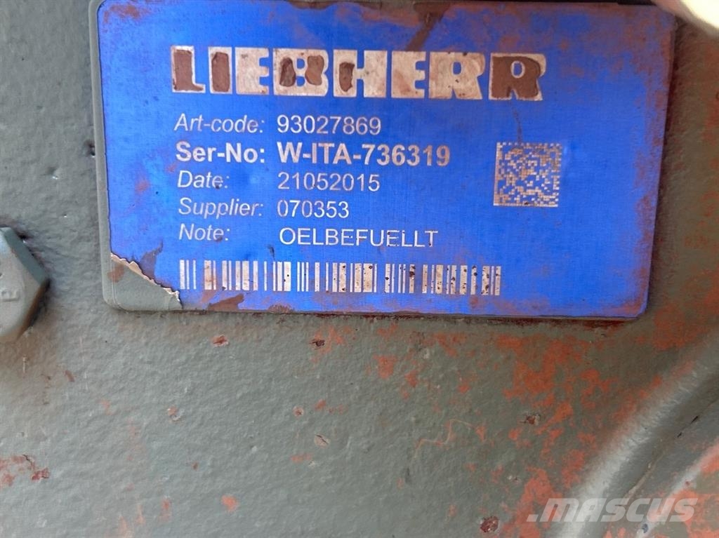 Liebherr L524-93027869-319/123/86-Axle/Achse/As Axles