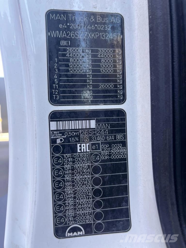 MAN TGS 33.460 6x4 Tractor unit Euro 6 Τράκτορες