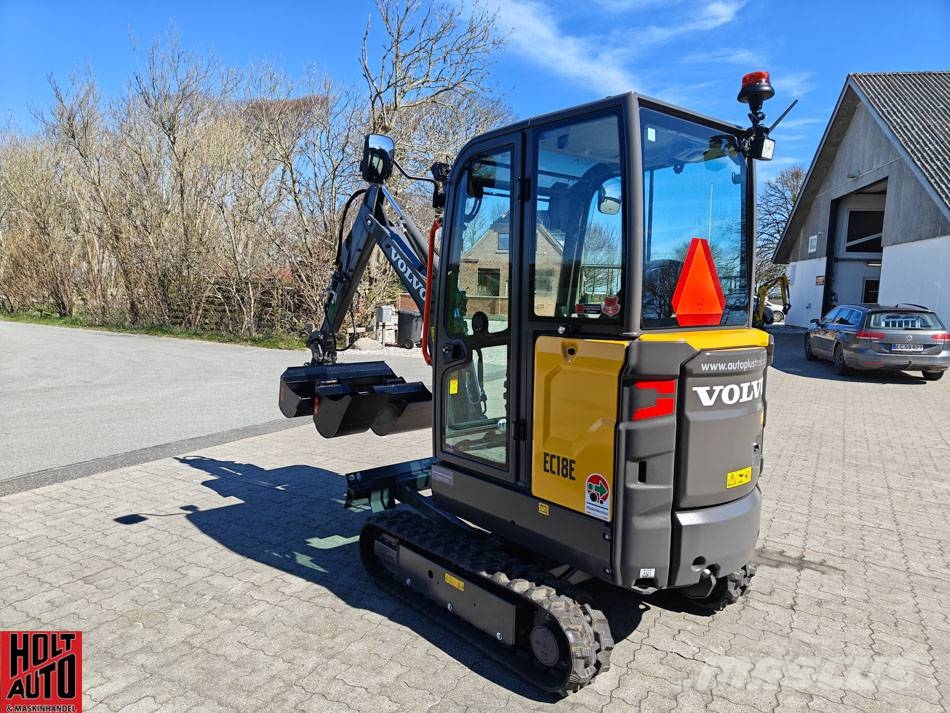 Volvo EC 18 E Mini ekskavatörler, 7 tona dek