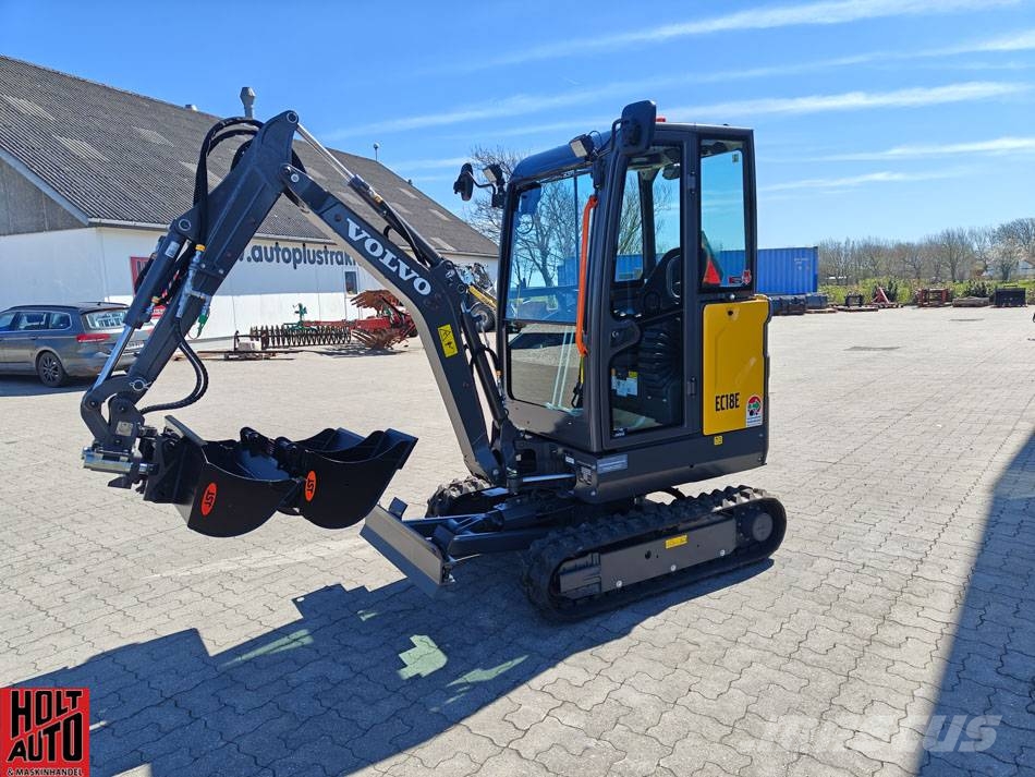 Volvo EC 18 E Mini ekskavatörler, 7 tona dek
