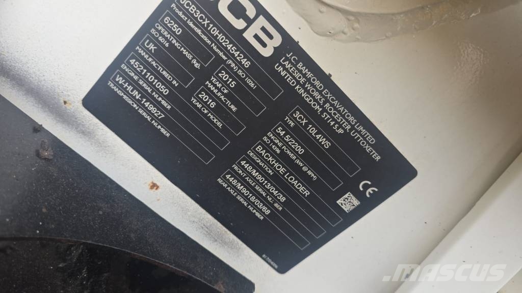 JCB 3 CX Backhoe loaders