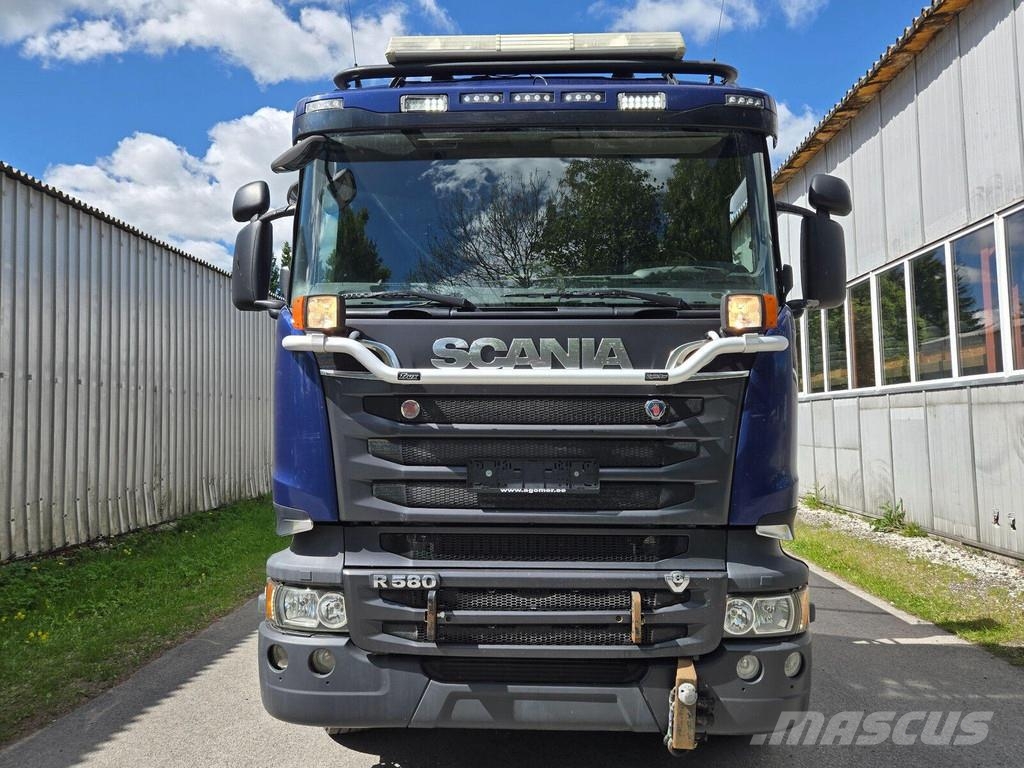 Scania R580 6X4 + SNOWPLOW Kipper