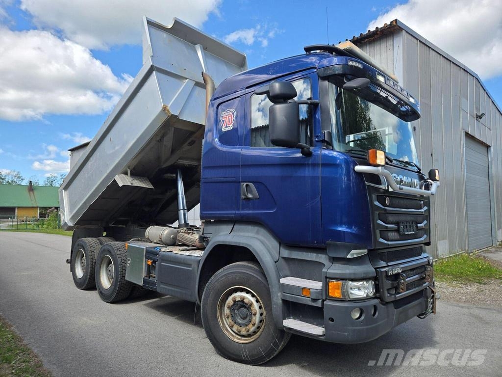 Scania R580 6X4 + SNOWPLOW Kipper