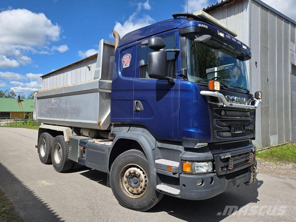 Scania R580 6X4 + SNOWPLOW Kipper