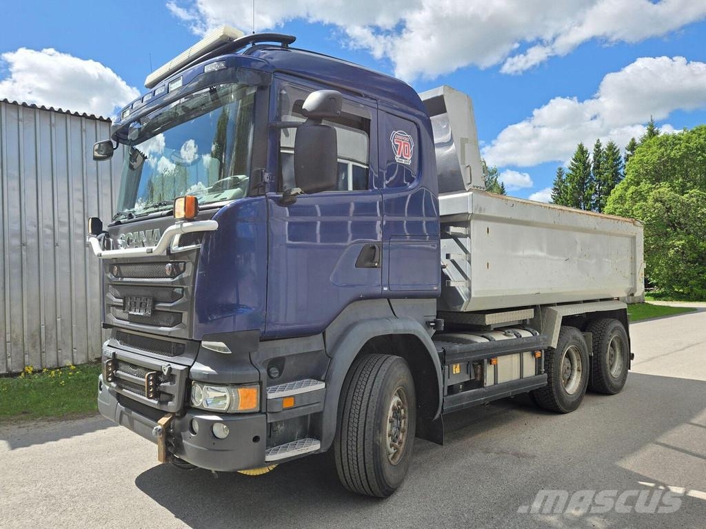Scania R580 6X4 + SNOWPLOW Kipper