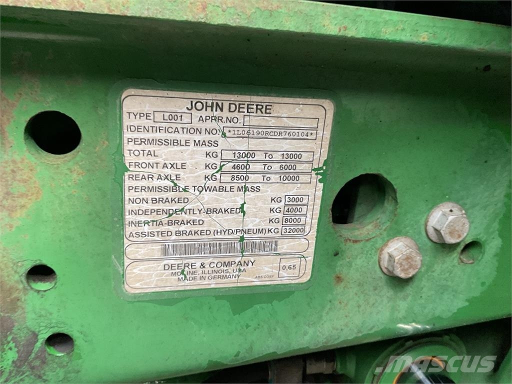 John Deere 6190R Tratores