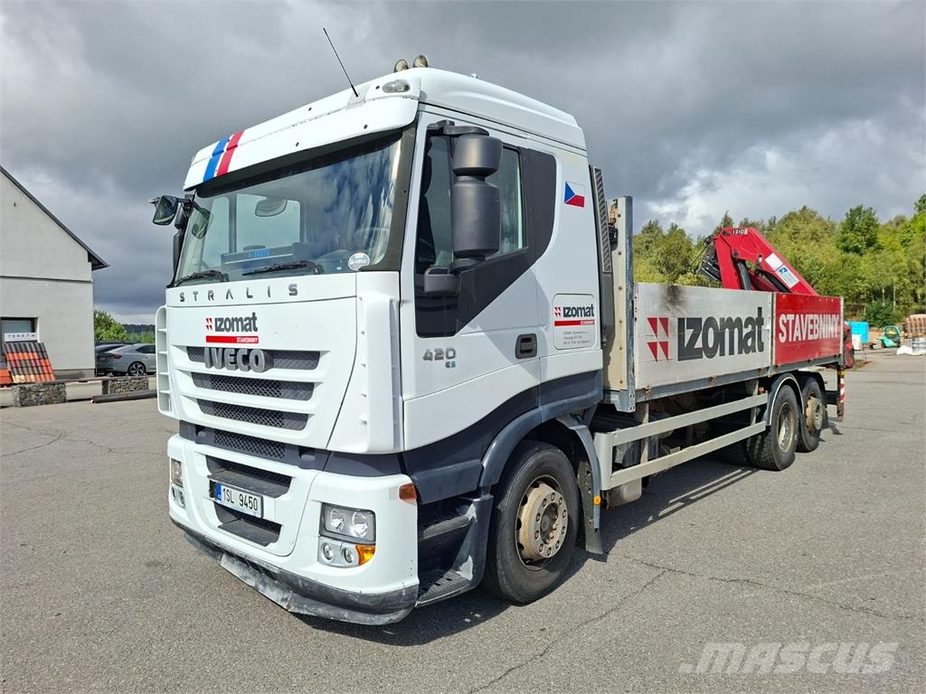 Iveco STRALIS 420 6X2 + HR HMF 1310.K3 Camion con sponde ribaltabili