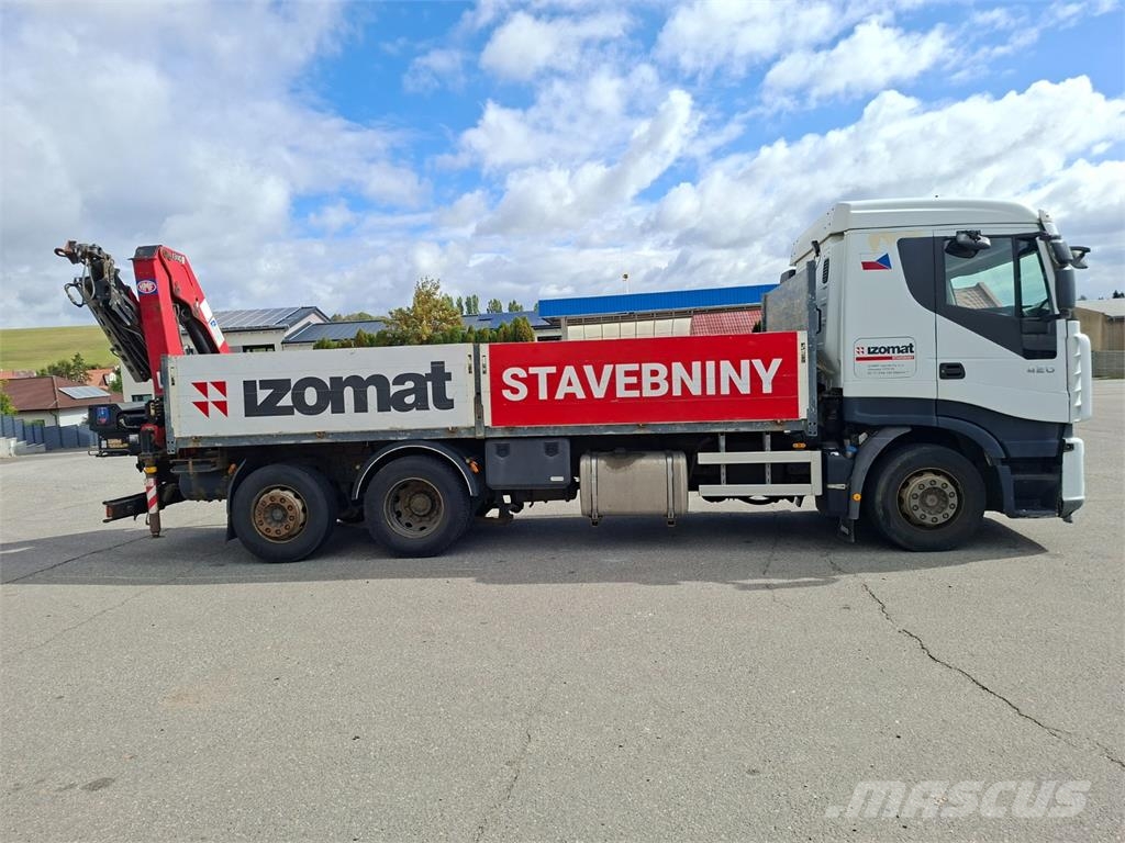 Iveco STRALIS 420 6X2 + HR HMF 1310.K3 Camion con sponde ribaltabili