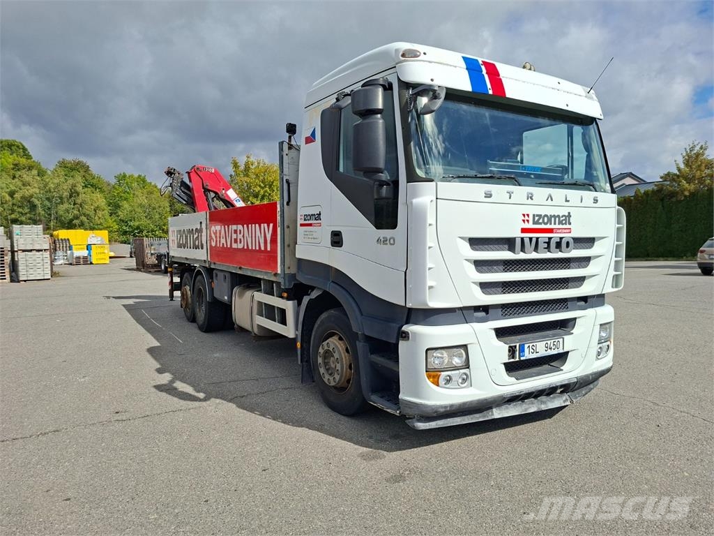 Iveco STRALIS 420 6X2 + HR HMF 1310.K3 Camion con sponde ribaltabili