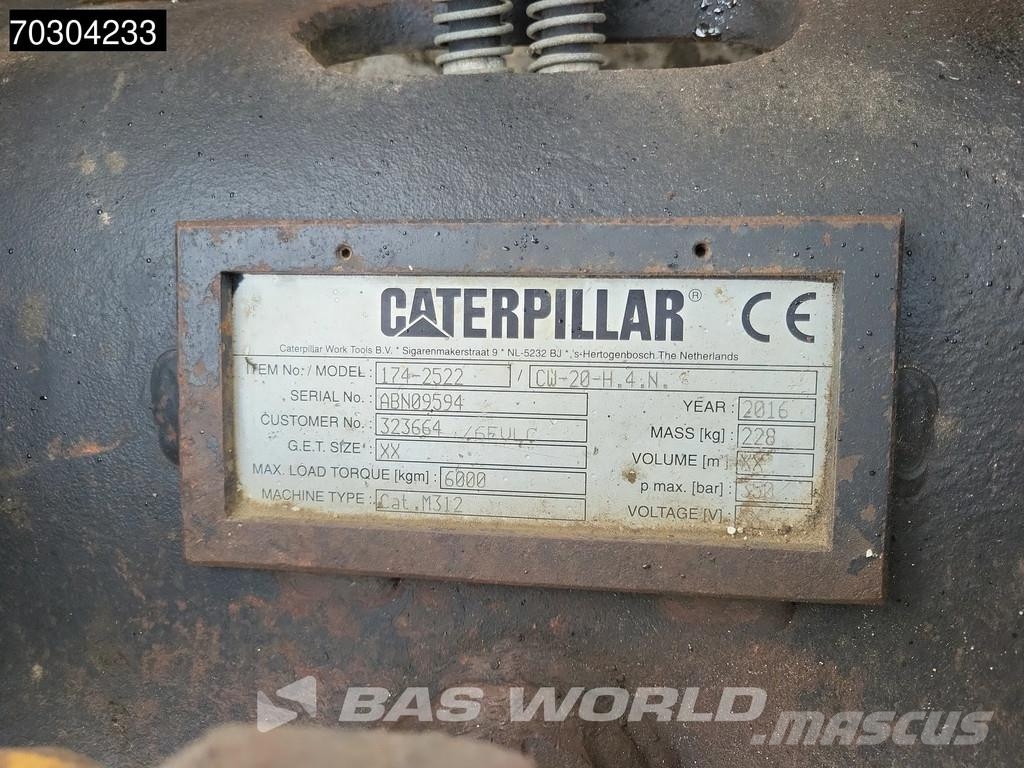 CAT M316 F M316F Outrigger + Blade Kolesové rýpadlá