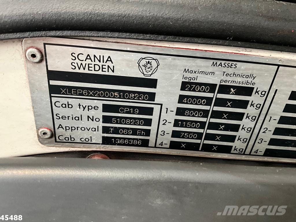 Scania P 230 VDK 20m³ Waste trucks