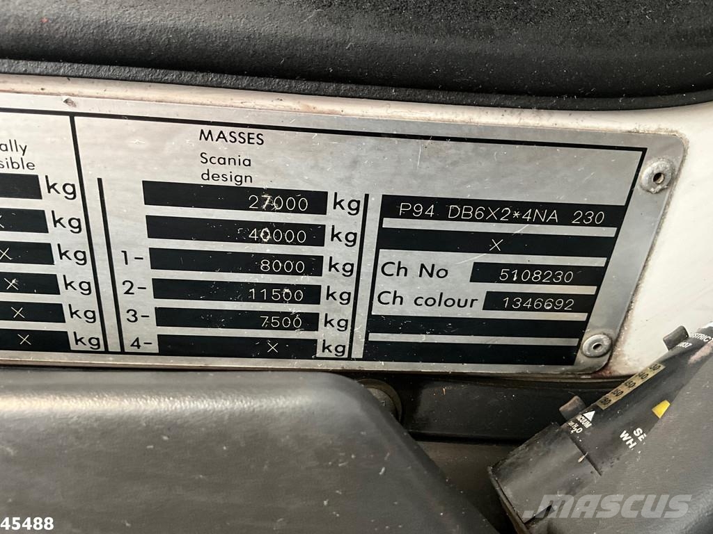 Scania P 230 VDK 20m³ Waste trucks