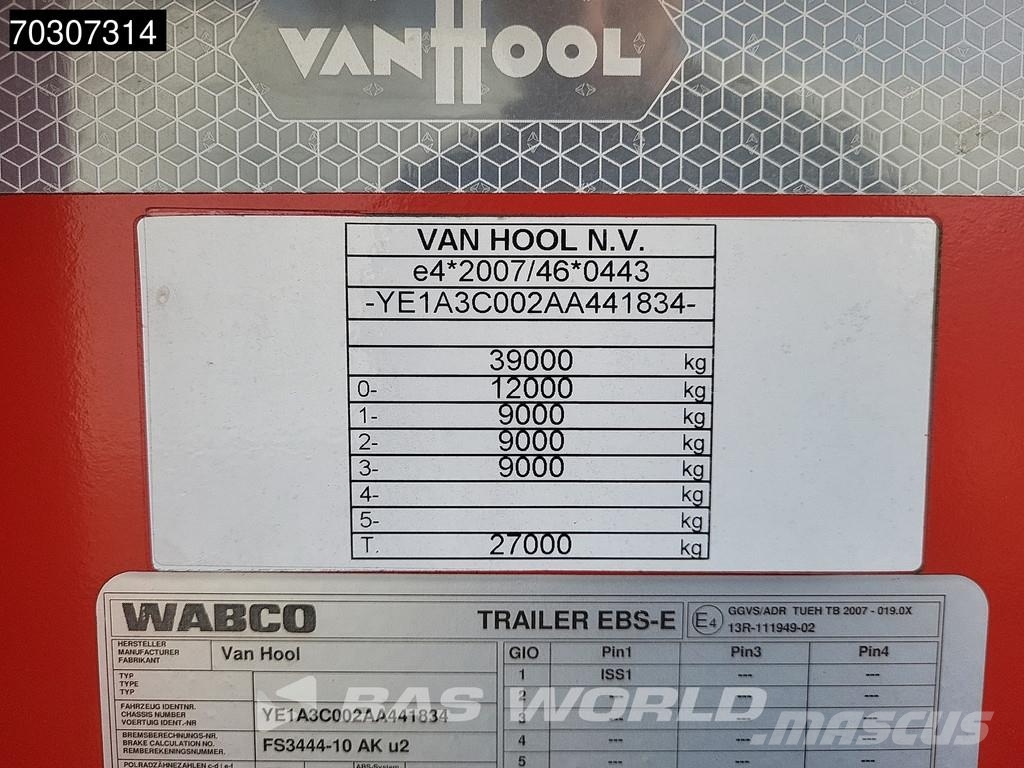 Van Hool 20ft Kontejnerové návěsy