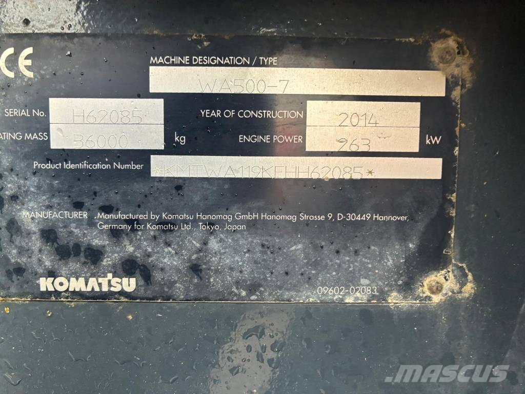 Komatsu WA 500-8 Iekrāvēji uz riteņiem