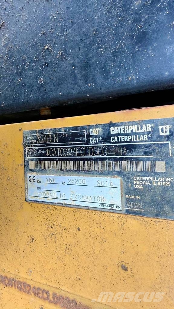 CAT 324 E LN Pelle sur chenilles