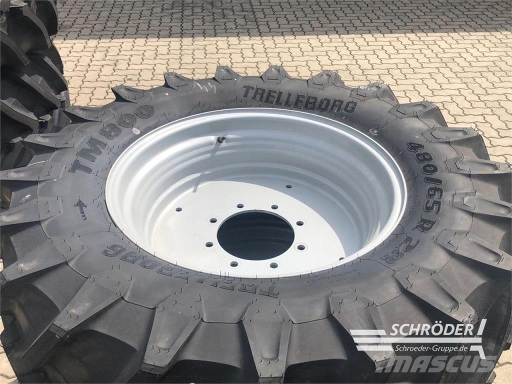 Massey Ferguson 480/65 R28 + 600/65 R38 TRELLEBORG Ruedas dobles