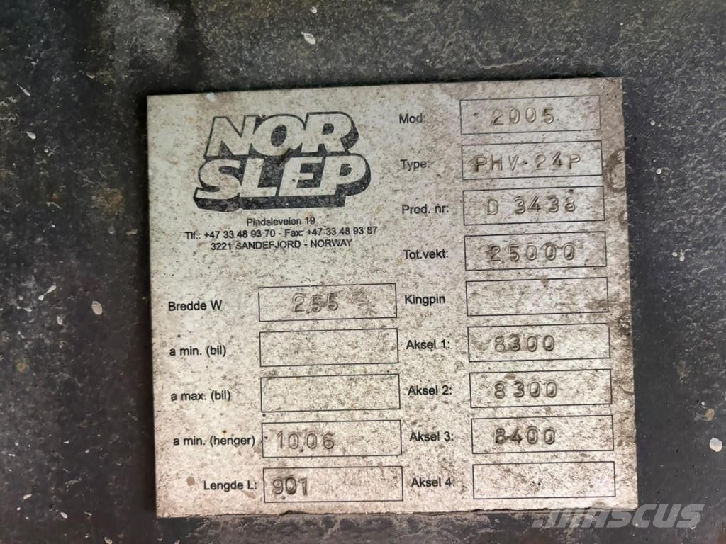  NOR SLEP PHV-24P PLATFORM L=7005 mm Madelhaagised