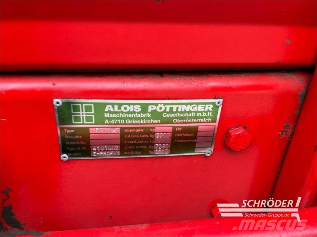 Pöttinger EUROPROFI I Samozberacie vozy