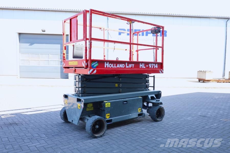 Holland Lift Ecostar HL-9714 Electric, 12m Working Height, 325k Nůžková zvedací plošina