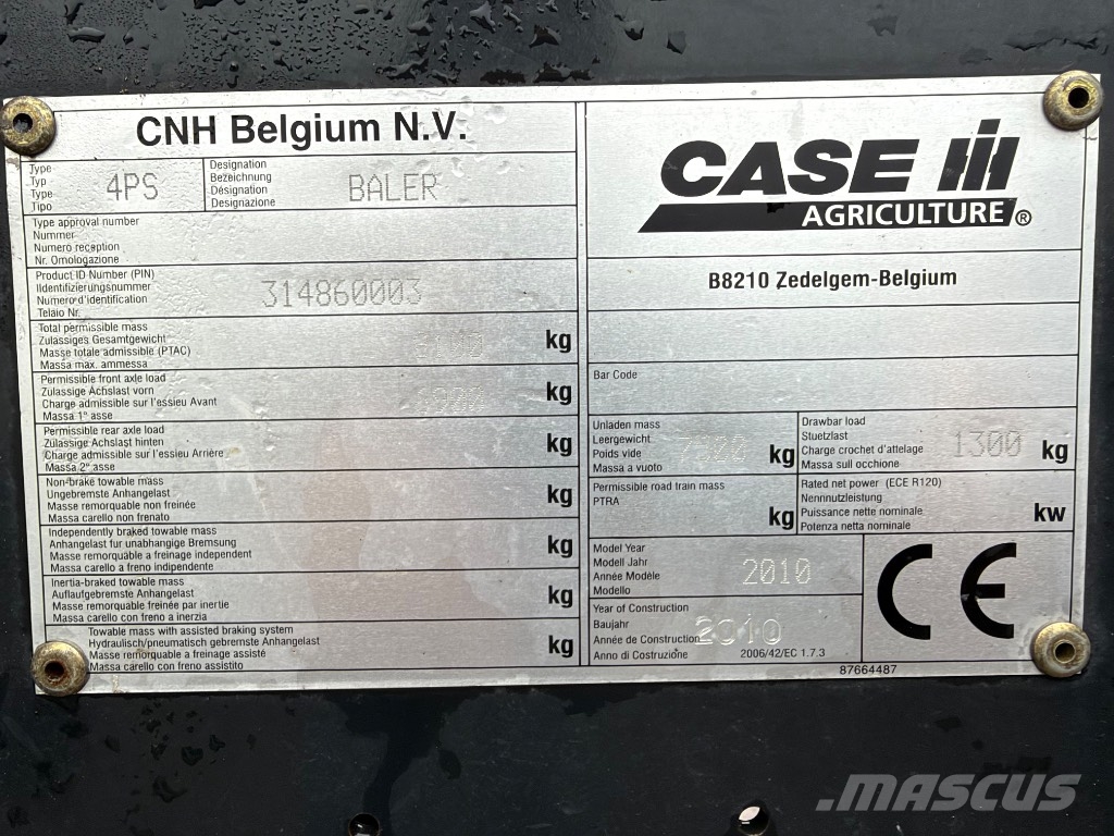 Case IH LB 333 4Ps Packer Cutter Enfardadeiras quadradas