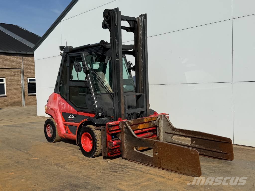 Linde H70D - Side Shift / Fork Positioners / Duplex Diesel heftrucks
