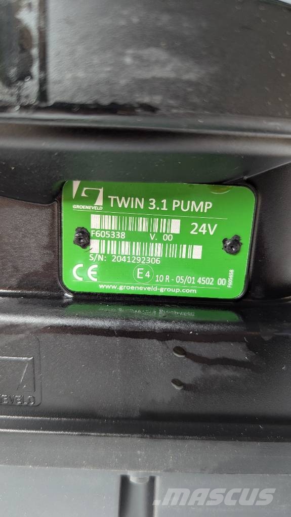  GROENEVELD GREASEPUMP TWIN 3.1 24V Ejes