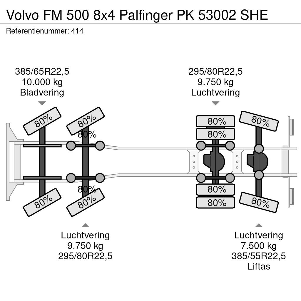 Volvo FM 500 8x4 Palfinger PK 53002 SHE автокрани