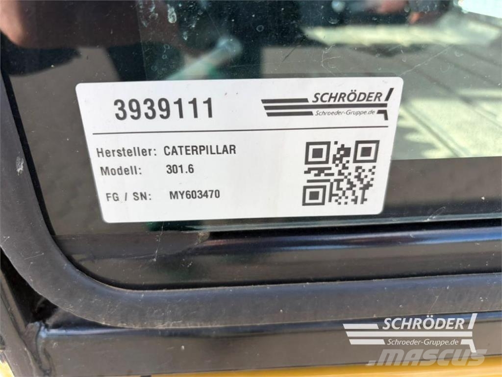 CAT 301.6 Ekskavatori uz riteņiem