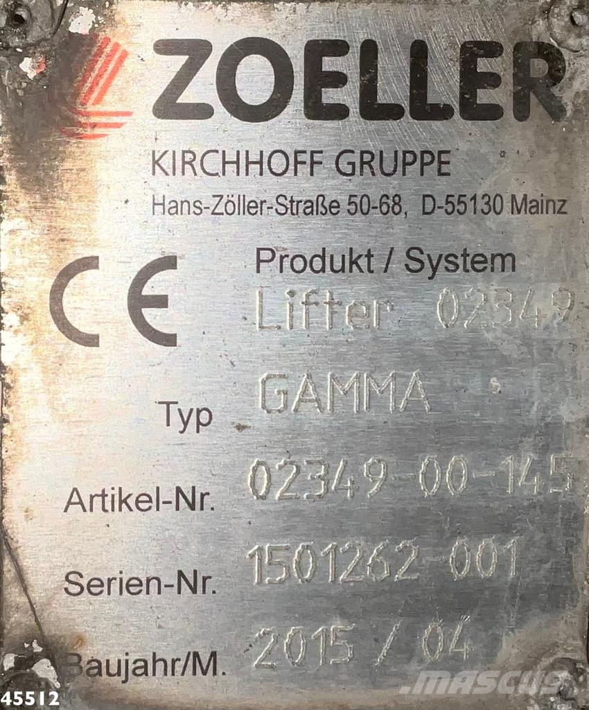DAF FAG LF 220 Euro 6 Haller 14m³ Just 122.382 km! Kamioni za otpad