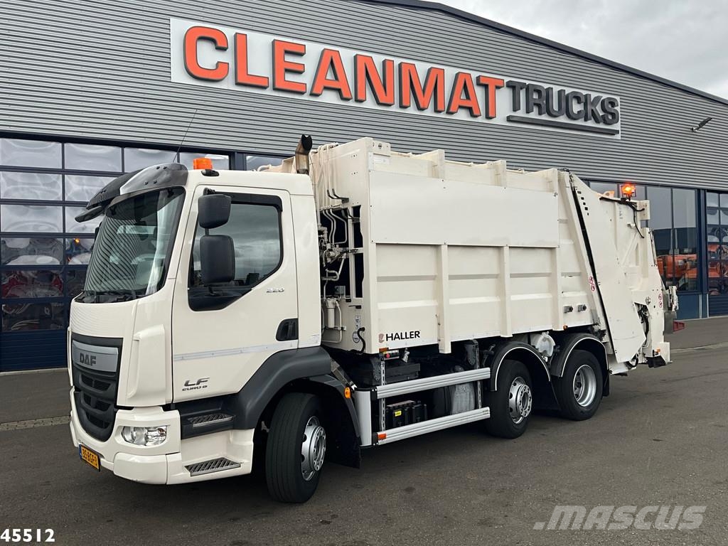 DAF FAG LF 220 Euro 6 Haller 14m³ Just 122.382 km! Kamioni za otpad