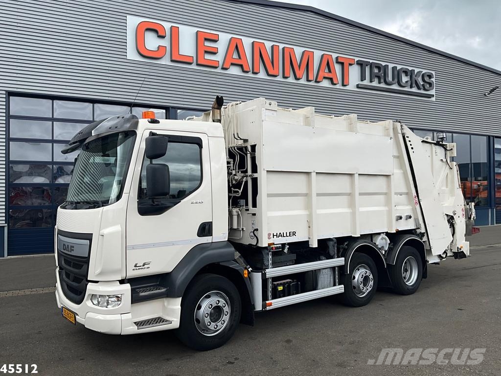DAF FAG LF 220 Euro 6 Haller 14m³ Just 122.382 km! Kamioni za otpad