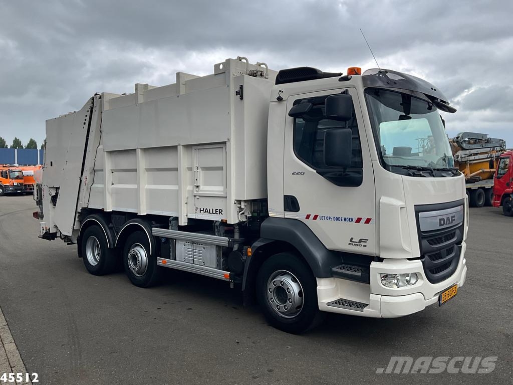 DAF FAG LF 220 Euro 6 Haller 14m³ Just 122.382 km! Kamioni za otpad