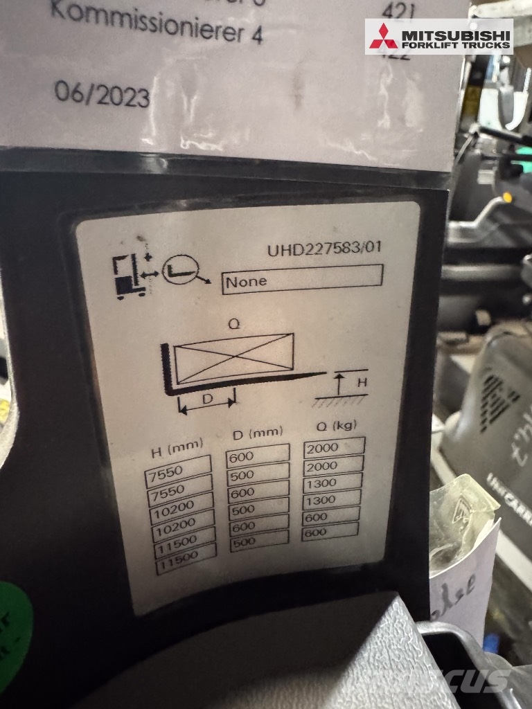 UniCarriers 200DTFVXG1150UHD - 7438 Std. Reach truck