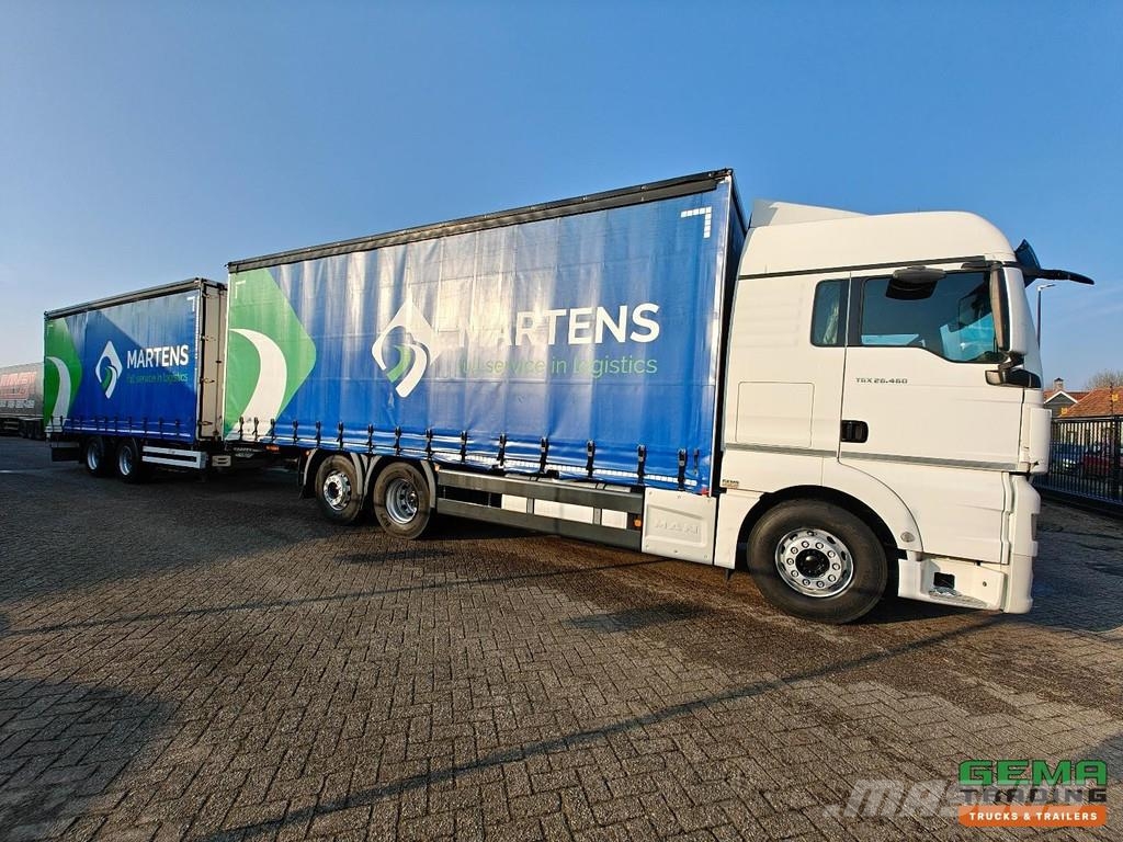MAN TGX 26.460 6x2/4 XLX Euro 6 - Curtainsider Combi + Skåpbilar