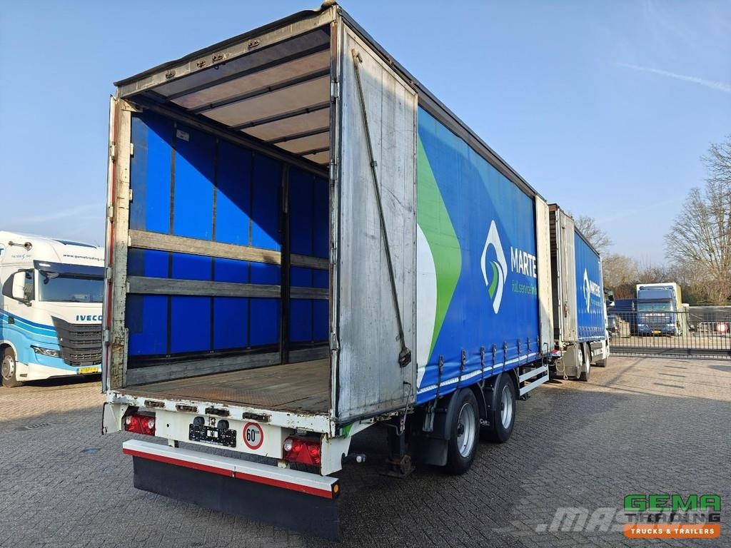 MAN TGX 26.460 6x2/4 XLX Euro 6 - Curtainsider Combi + Sunkvežimiai su dengtu kėbulu