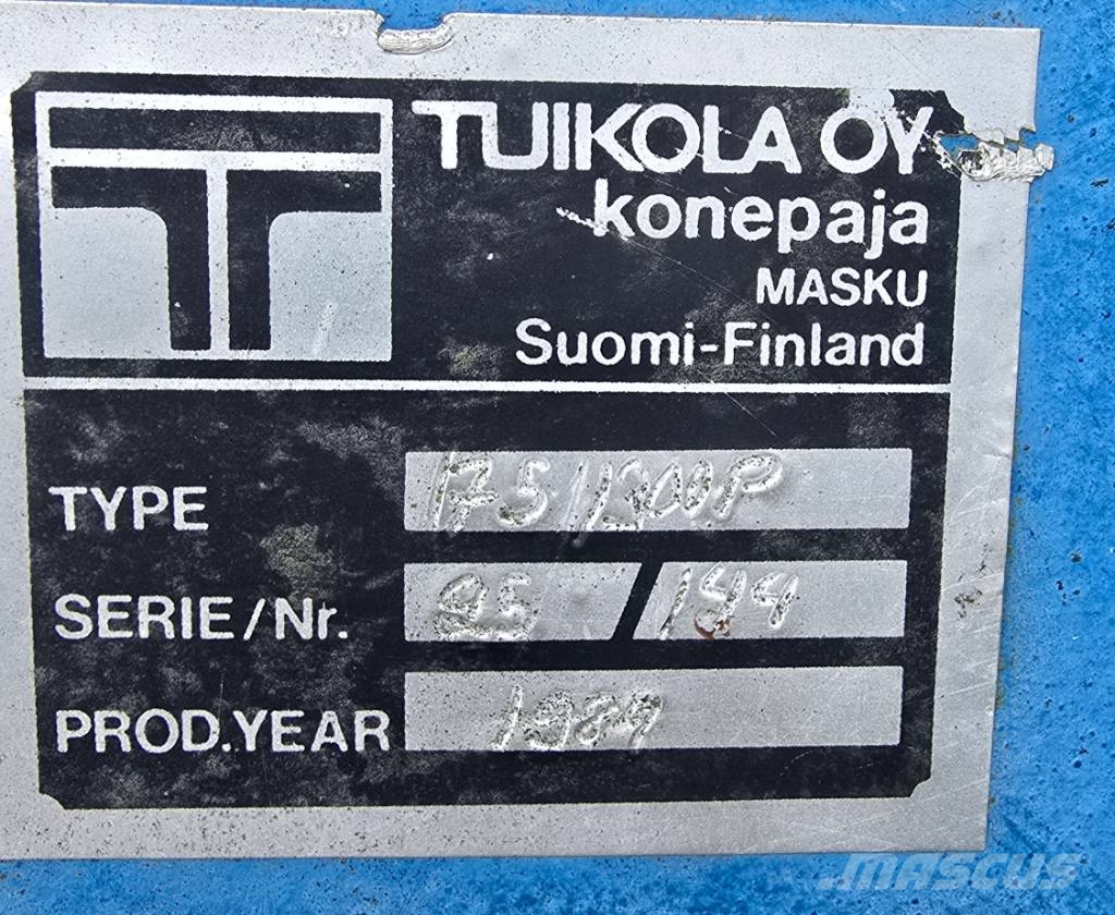 Tuikola 75/300P Vandingssystemer