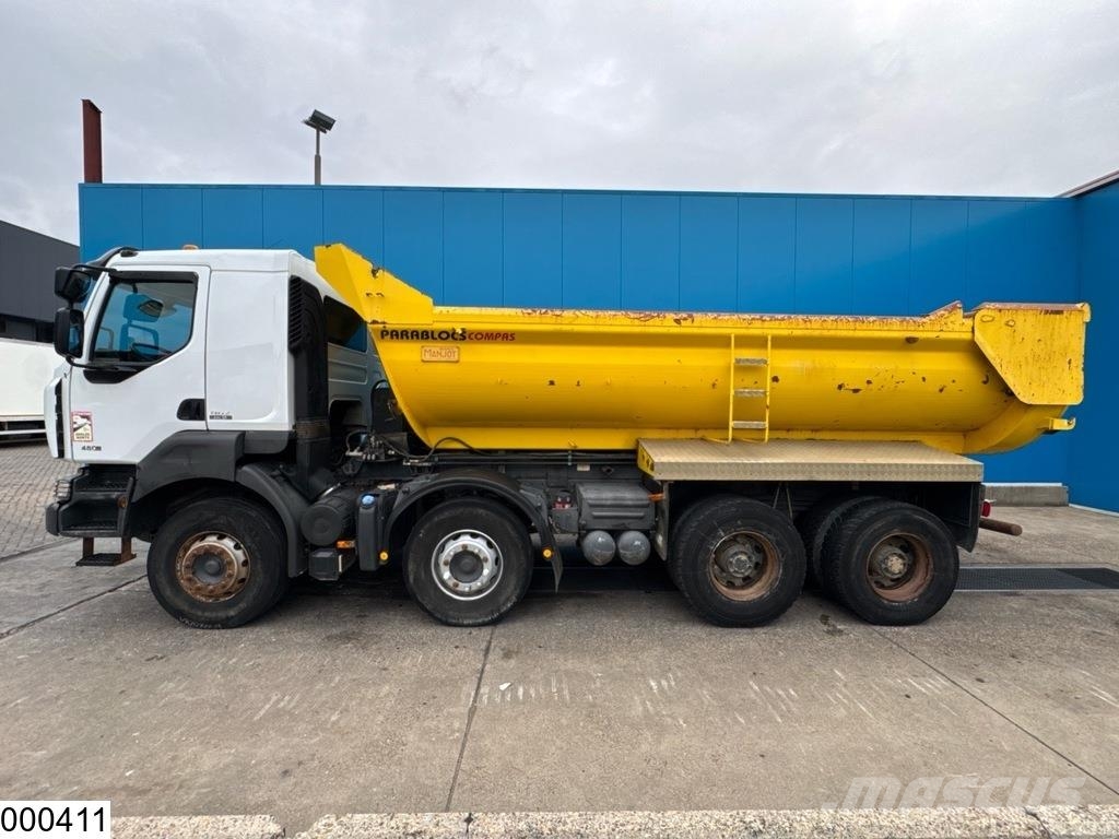 Renault Kerax 480 Dxi 8x4, EURO 5, Steel suspension, Hydro Kipper
