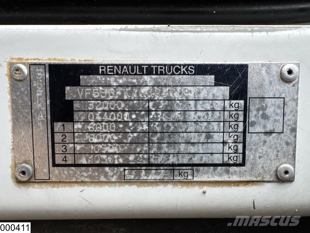 Renault Kerax 480 Dxi 8x4, EURO 5, Steel suspension, Hydro Kipper