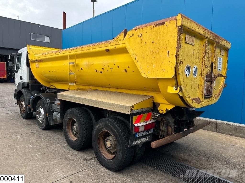 Renault Kerax 480 Dxi 8x4, EURO 5, Steel suspension, Hydro Kipper