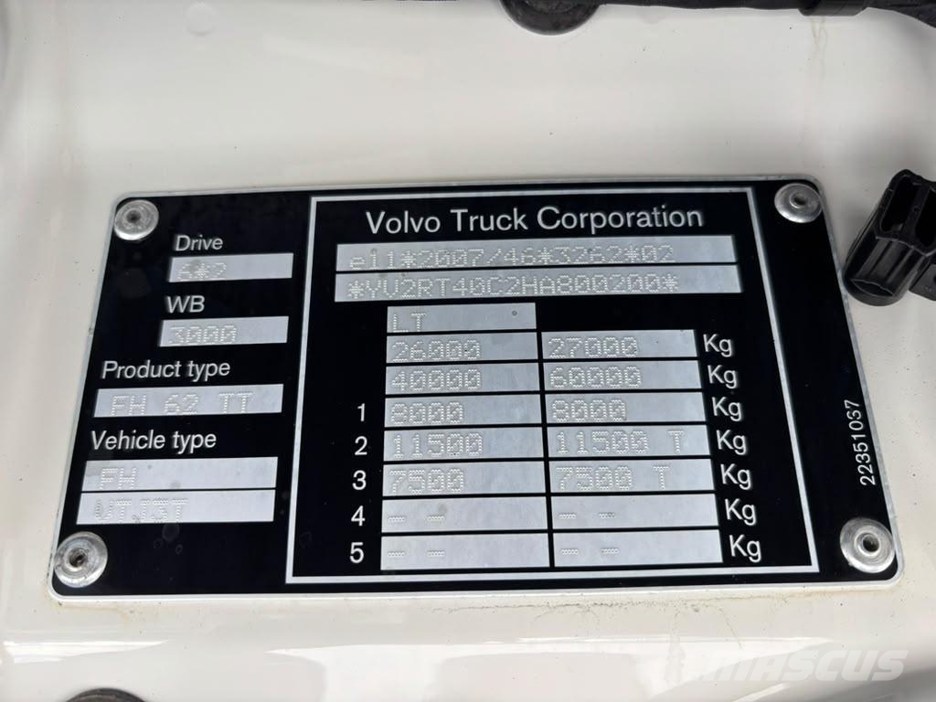 Volvo FH 500 6x2 GLOBE XL / HYDRAULICS Vilcēji