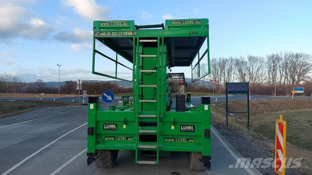 HAB S280-25 E4WDS, 28m electric scissor lift Žirkliniai keltuvai