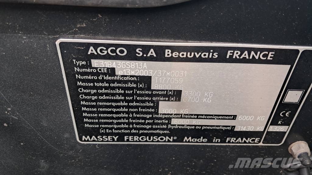 Massey Ferguson 6470 Dyna-6 トラクター