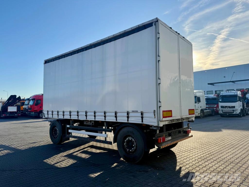 Ackermann PA-F 18/6.4E / 2-assige schuifzeilaanhanger / 18.0 Schuifzeilopbouw