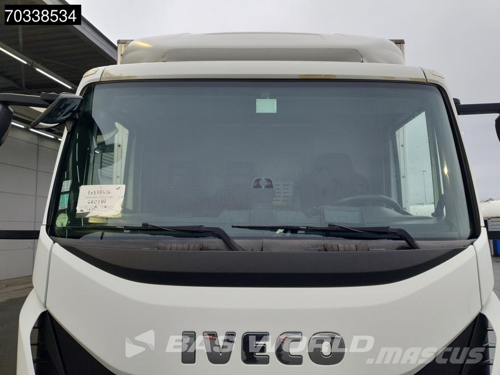 Iveco Eurocargo 120LE190 4X2 12tonner 1500kg Ladebordwan Bakwagens met gesloten opbouw