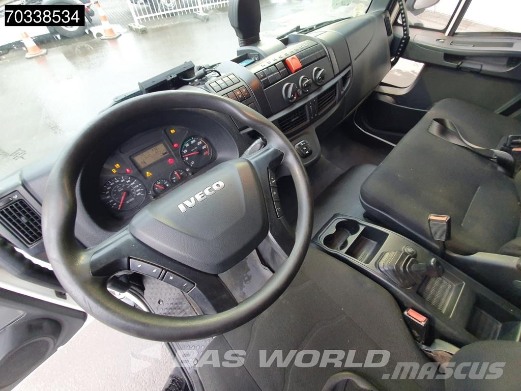 Iveco Eurocargo 120LE190 4X2 12tonner 1500kg Ladebordwan Bakwagens met gesloten opbouw