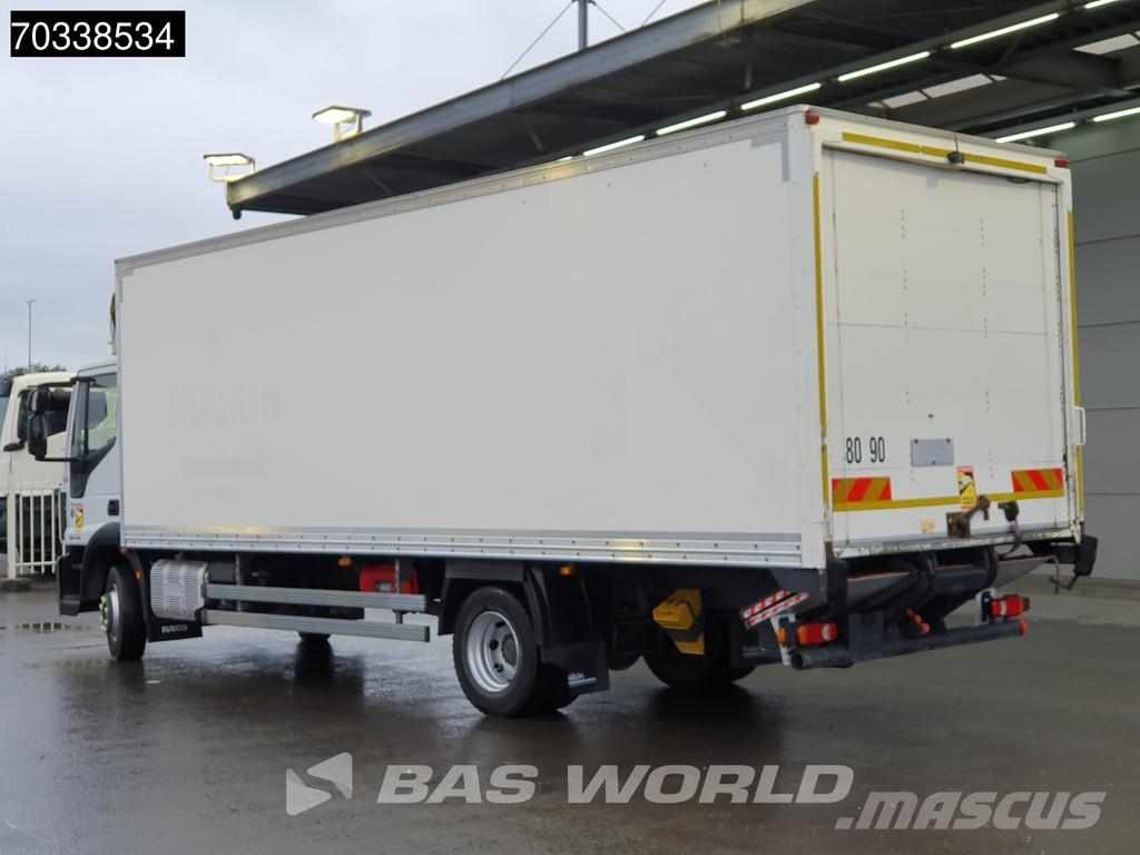 Iveco Eurocargo 120LE190 4X2 12tonner 1500kg Ladebordwan Bakwagens met gesloten opbouw