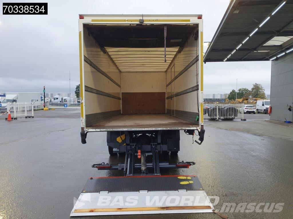 Iveco Eurocargo 120LE190 4X2 12tonner 1500kg Ladebordwan Bakwagens met gesloten opbouw