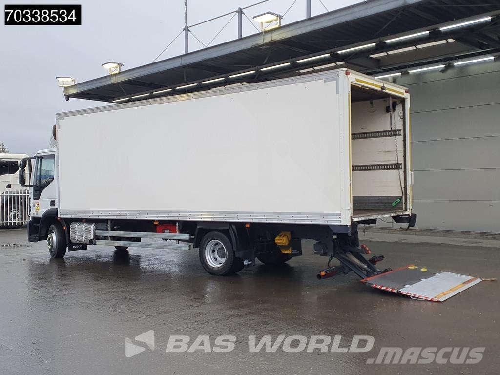 Iveco Eurocargo 120LE190 4X2 12tonner 1500kg Ladebordwan Bakwagens met gesloten opbouw