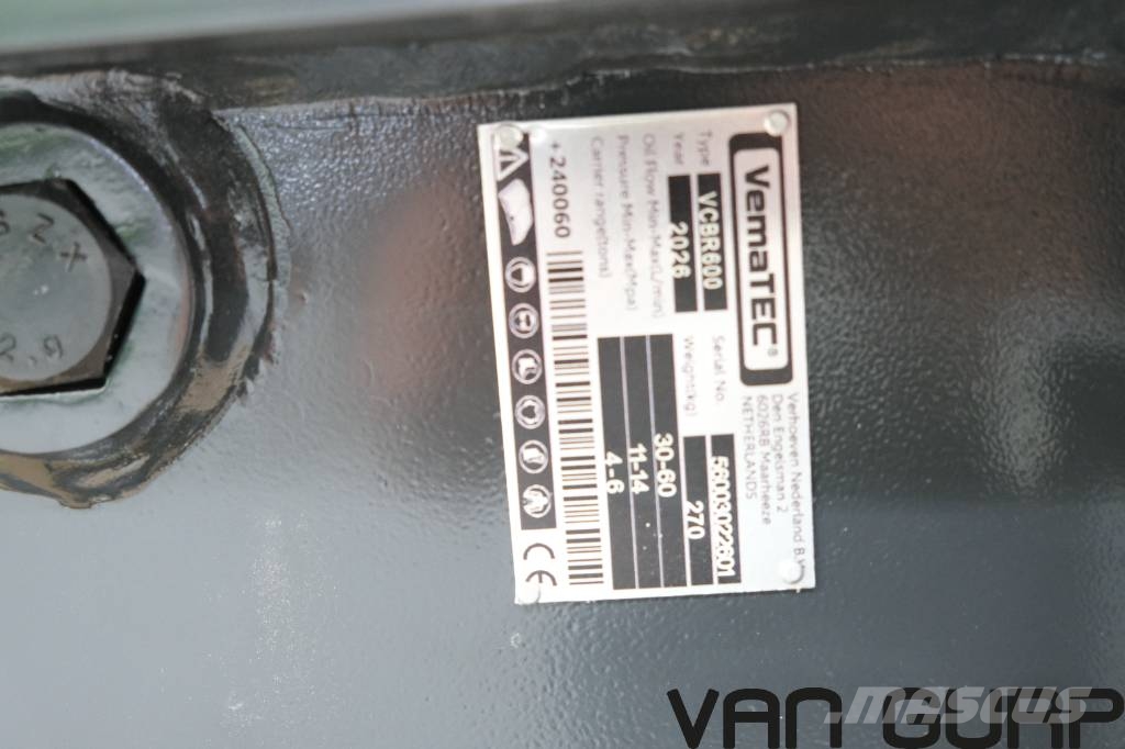 Vematec ( 4.0 - 6.0 ton) | CW05 CW10 | Sloophamer Hammer / Brecher