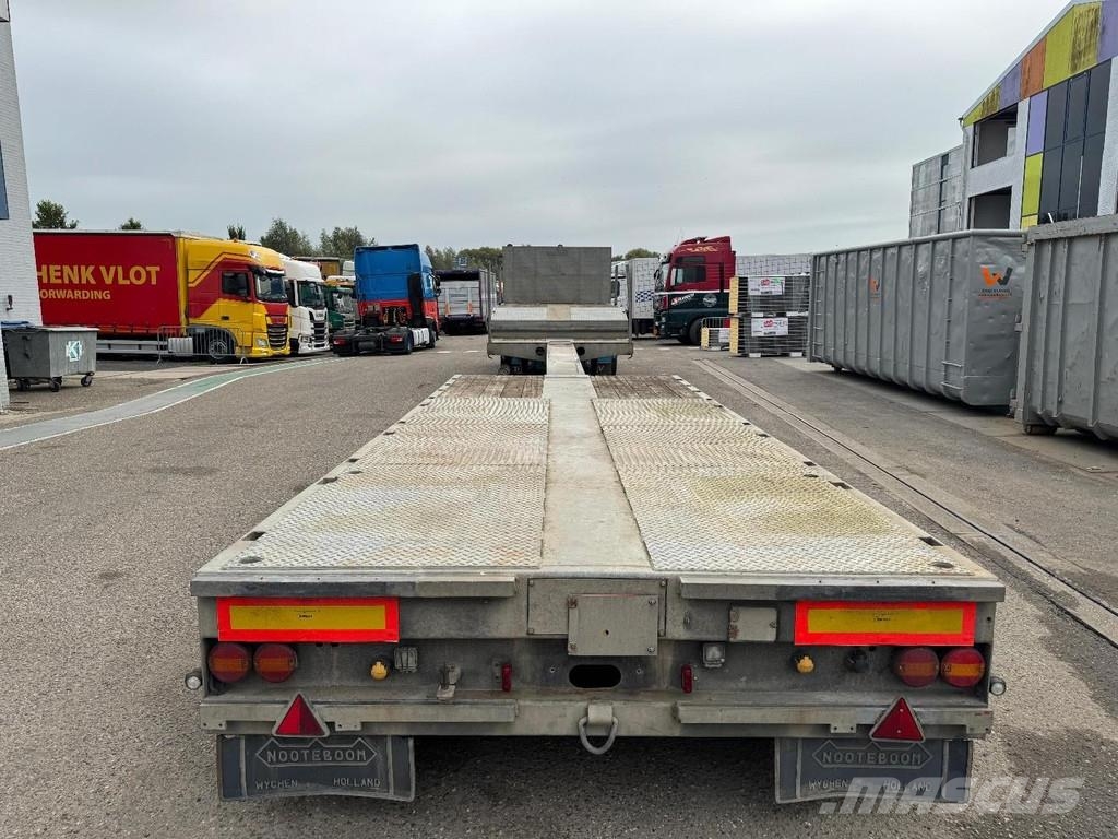 Nooteboom 3 AXLE BPW + 4,6 M EXTENDABLE + LAST AXLE STEERING Podvalníkové návěsy